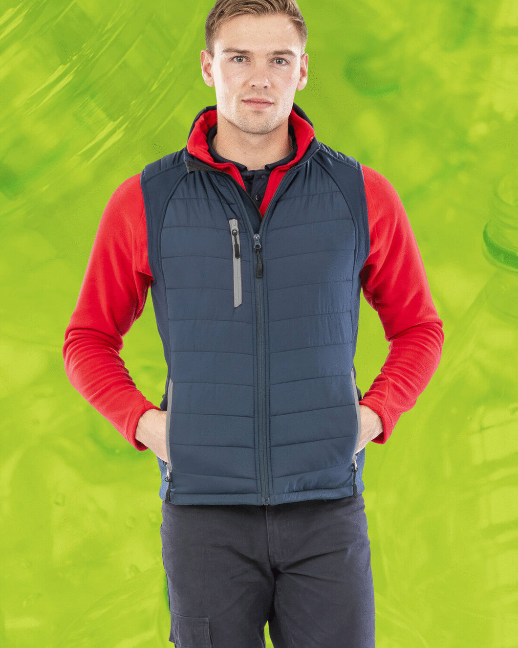R238 RESULT GENUINE RECYCLED COMPASS SOFTSHELL GILET